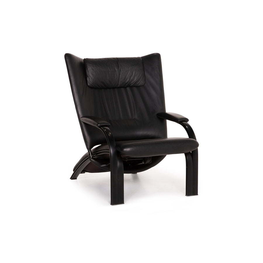 WK Wohnen Spot 698 Leder Sessel Schwarz Relaxfunktion Funktion Relaxsessel