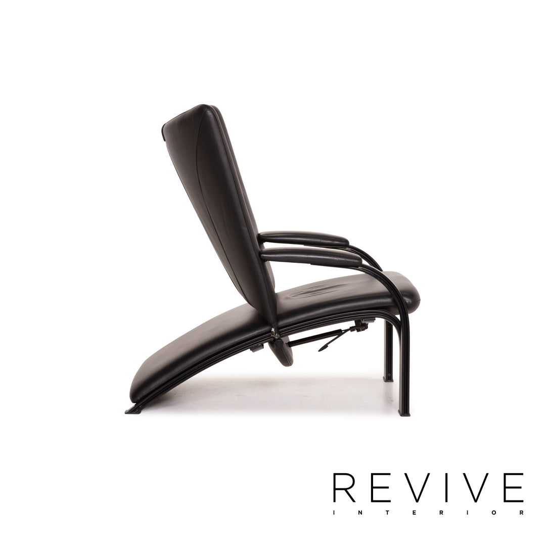 WK Wohnen Spot 698 Leder Sessel Schwarz Relaxfunktion Funktion Relaxsessel