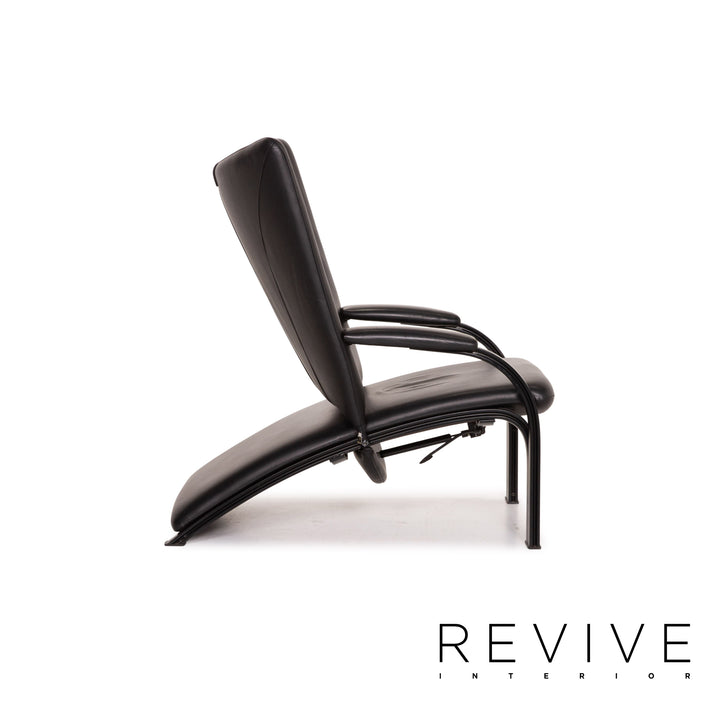 WK Wohnen Spot 698 Leder Sessel Schwarz Relaxfunktion Funktion Relaxsessel
