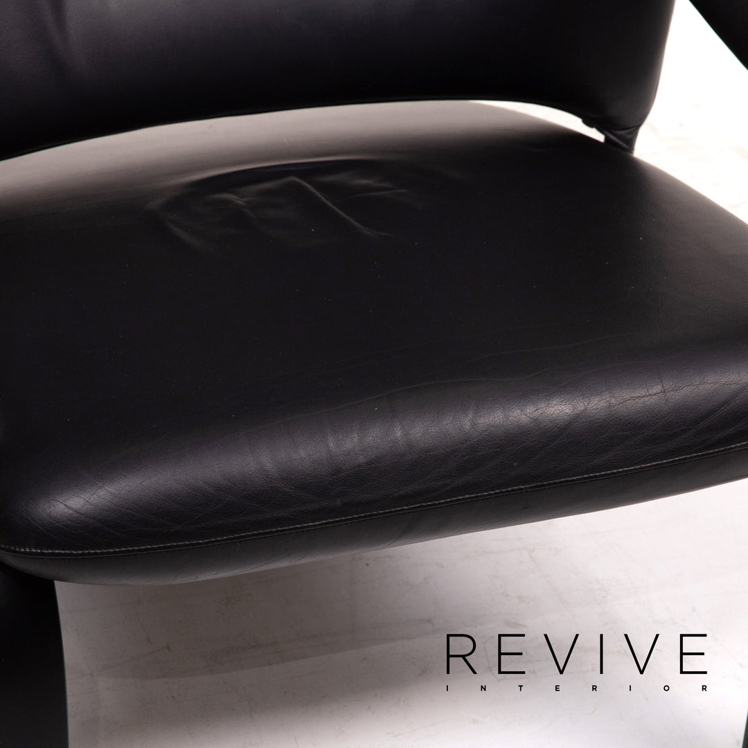 WK Wohnen Spot 698 Leder Sessel Schwarz Relaxfunktion Funktion Relaxsessel