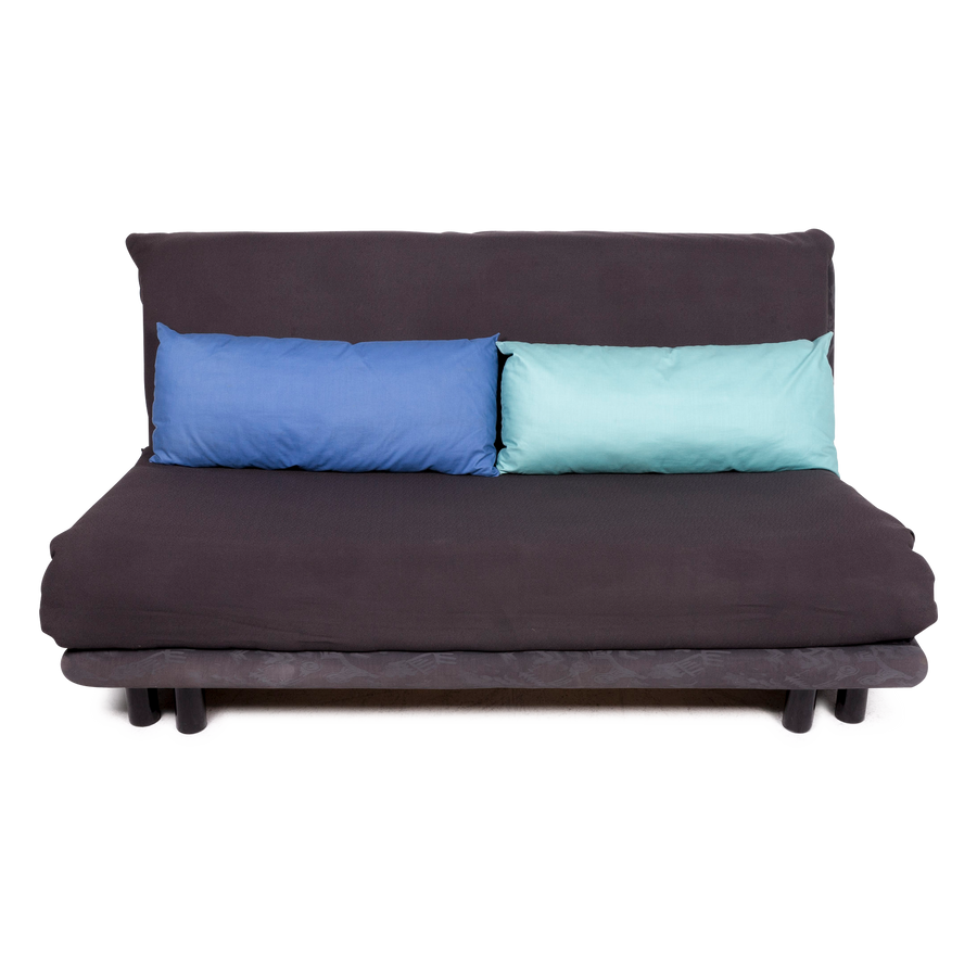 ligne roset Multy Designer Stoff Sofa Grau Dreisitzer Couch Funktion Schlafcouch Schlafsofa #8670