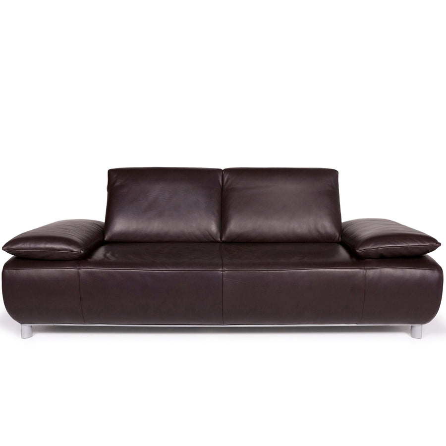 Koinor Volare Leather Sofa Dark Brown Two seater feature