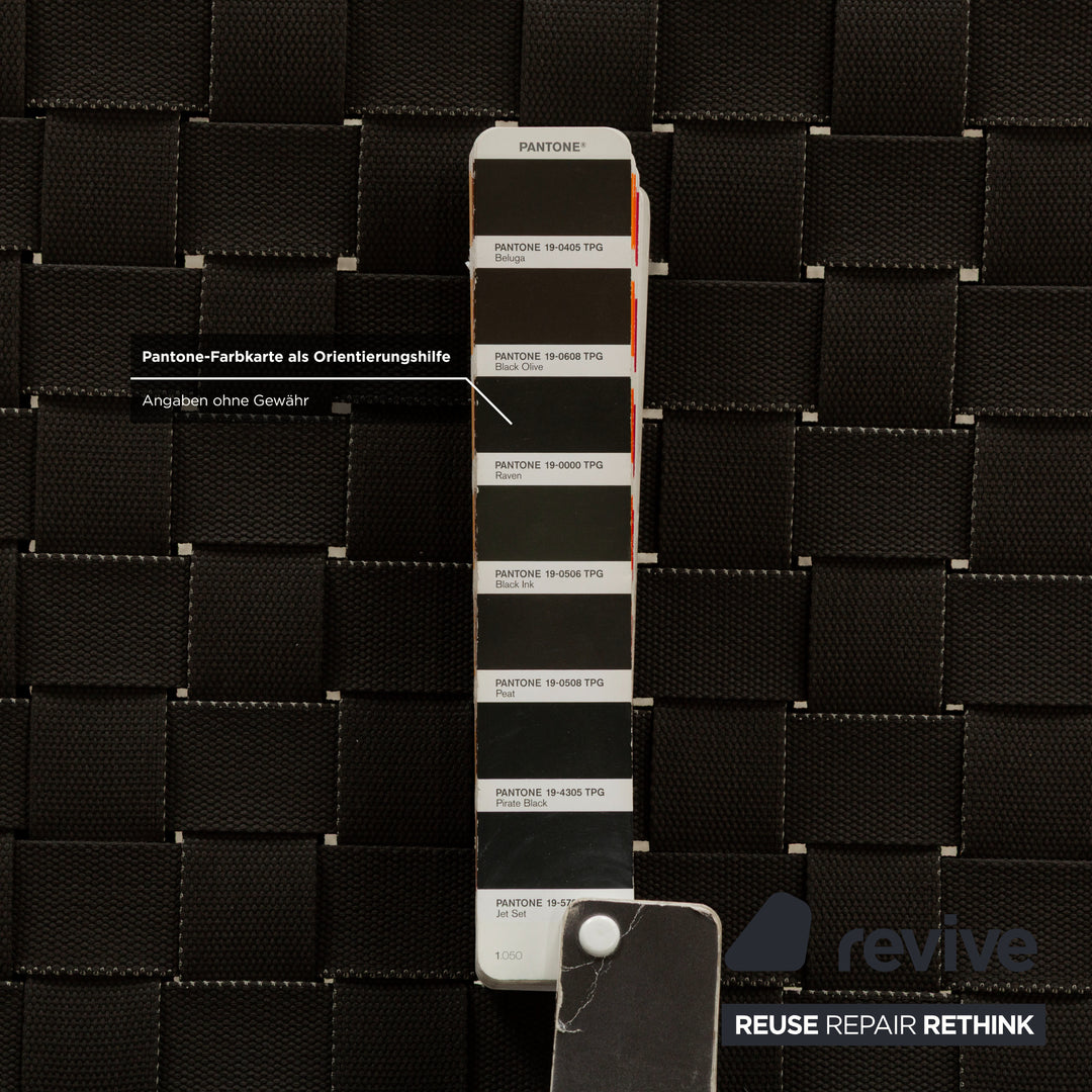 2er Garnitur Andreu World Trenza Metall Sessel Schwarz Dunkelbraun Outdoor Gartenmöbel