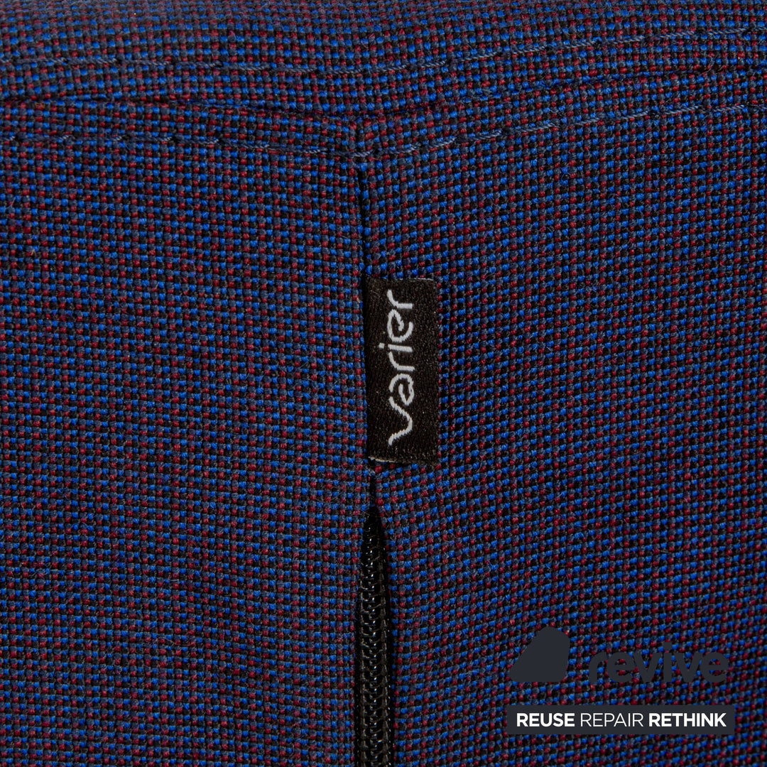 2er Garnitur Varier Invite Stoff Stuhl Lila Eiche Schwarz UMA 761