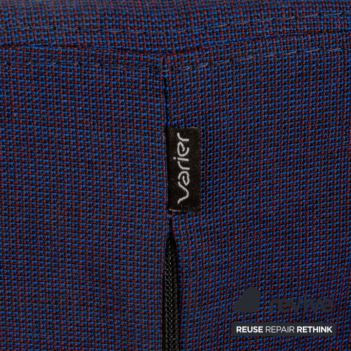 2er Garnitur Varier Invite Stoff Stuhl Lila Eiche Schwarz UMA 761