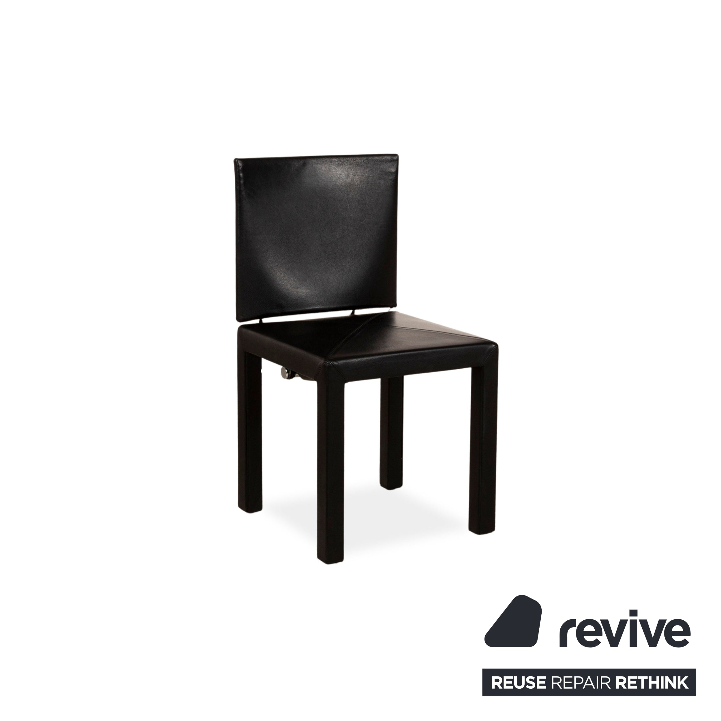 廃盤】① 希少品 B&B Italia Arcadia Chair 本革 黒