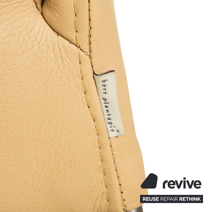 4er Garnitur bert plantagie Leder Stuhl Beige Esszimmer