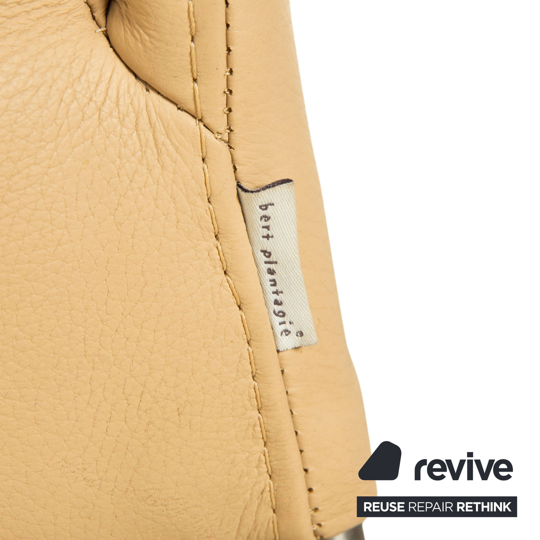 4er Garnitur bert plantagie Leder Stuhl Beige Esszimmer