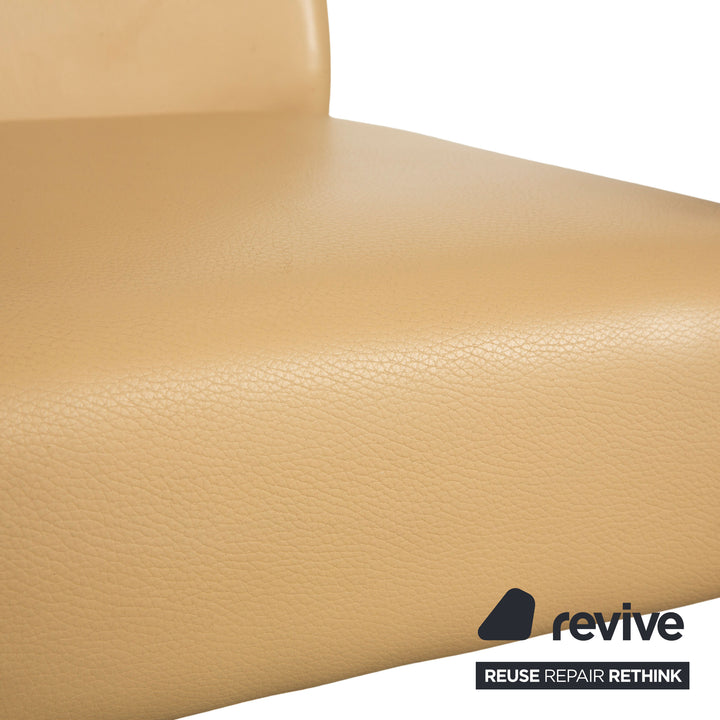 4er Garnitur bert plantagie Leder Stuhl Beige Esszimmer