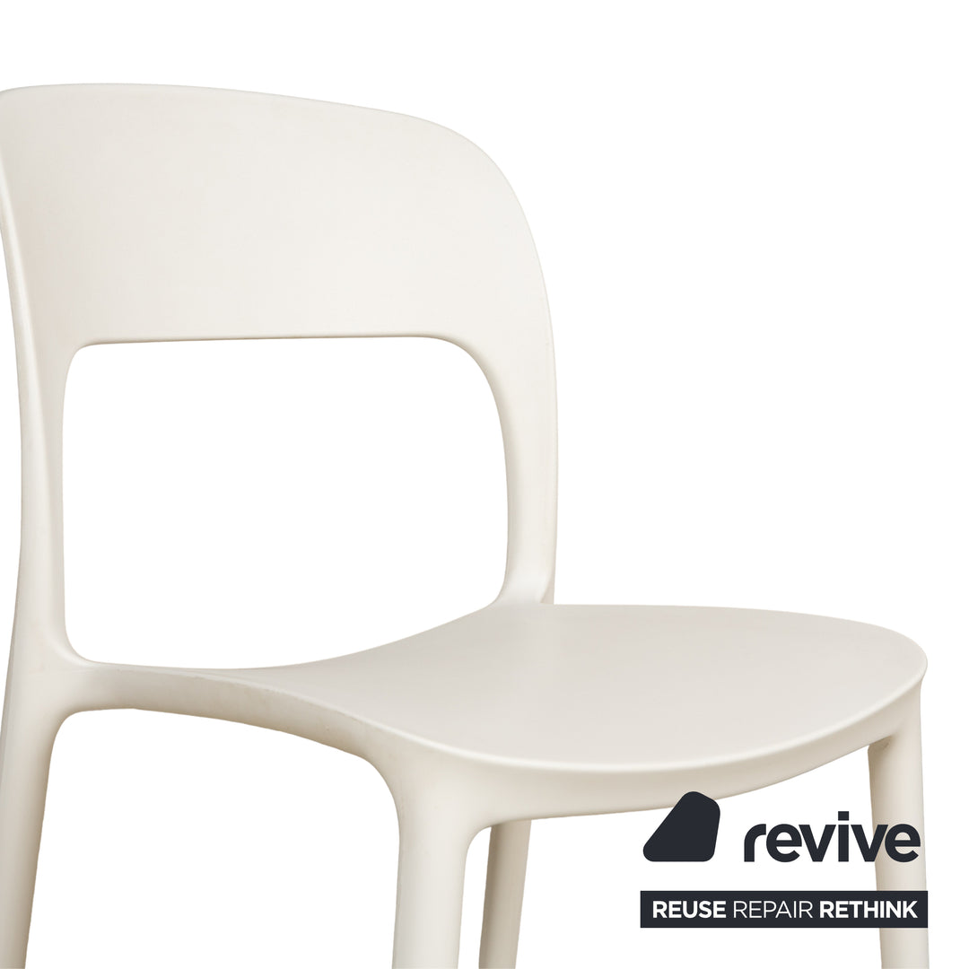 Lot de 4 chaises en plastique Bontempi Gypsi jaune rouge bleu clair blanc rouge