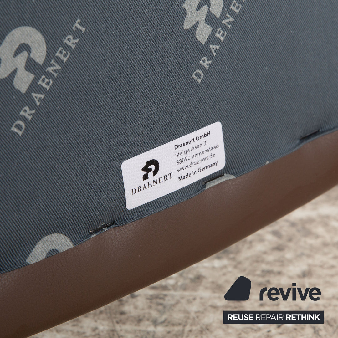 4er Garnitur Draenert Nobile Soft Leder Stuhl Braun