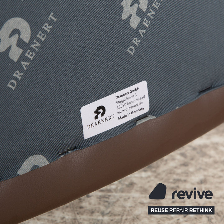 4er Garnitur Draenert Nobile Soft Leder Stuhl Braun