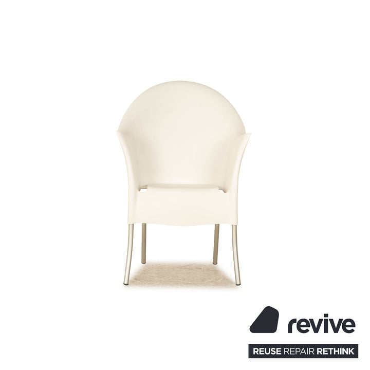 Set of 4 Driade Lord Yo plastic chairs white dining room