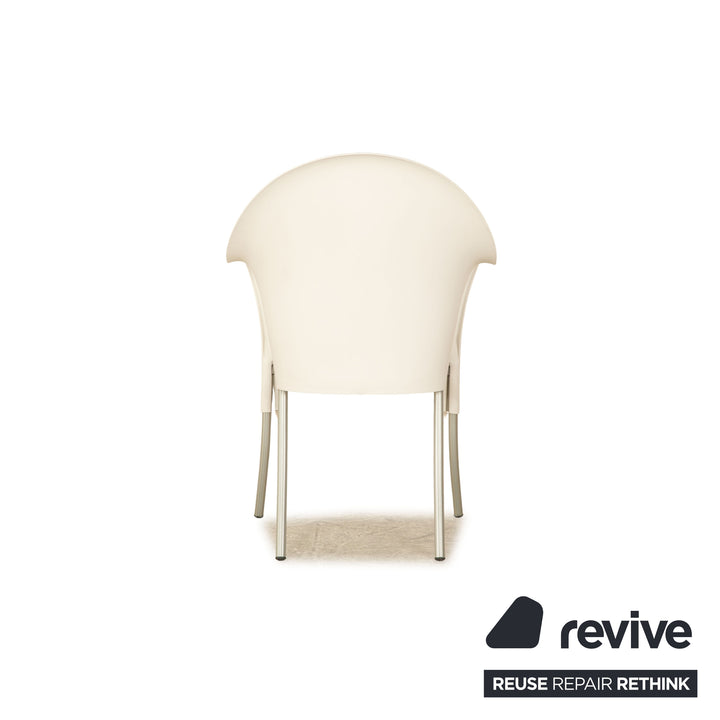 Set of 4 Driade Lord Yo plastic chairs white dining room