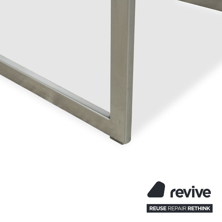 Ensemble de 4 chaises cantilever en cuir KFF noir