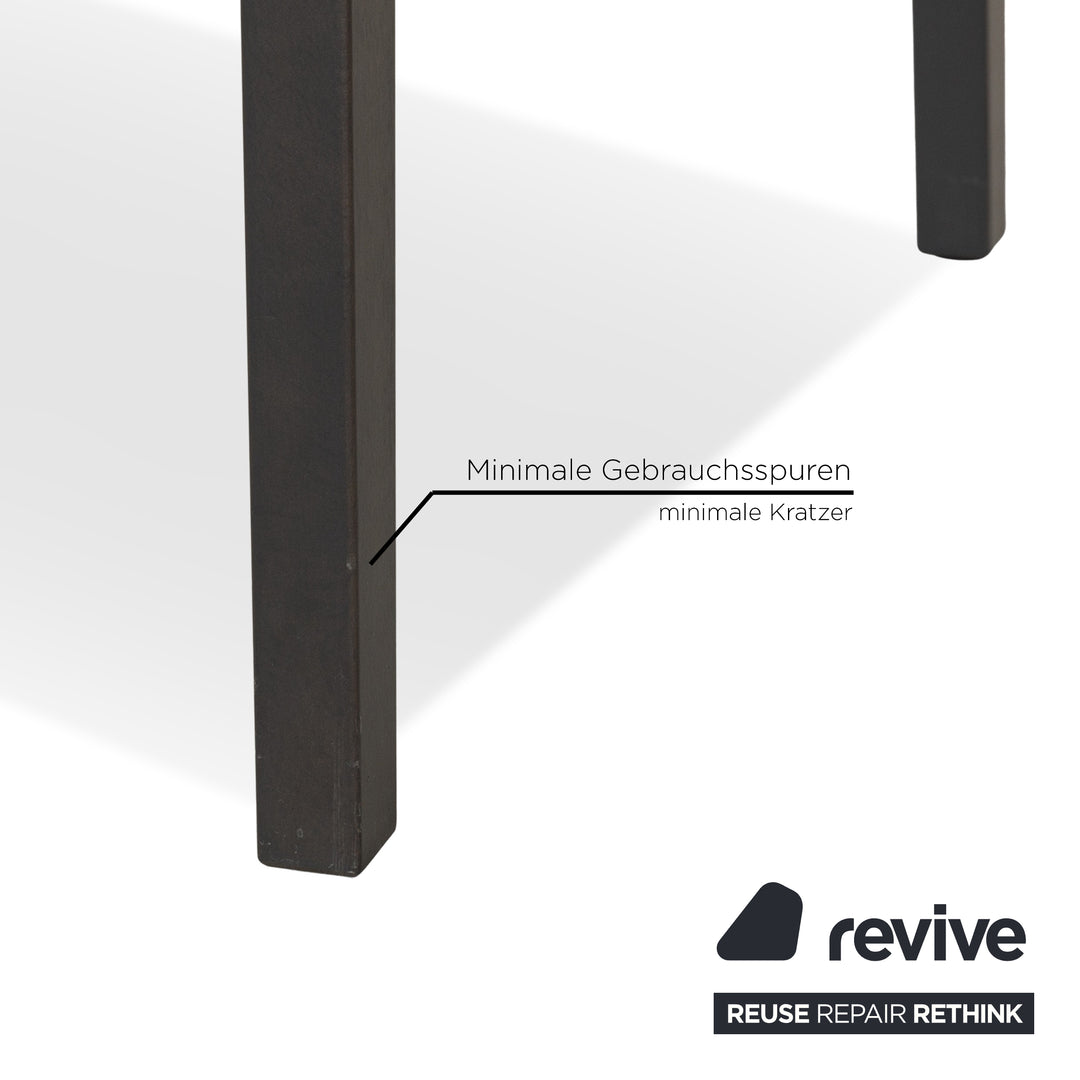 4er Garnitur ligne roset Long Island Stoff Stuhl Rot Grün Rosé