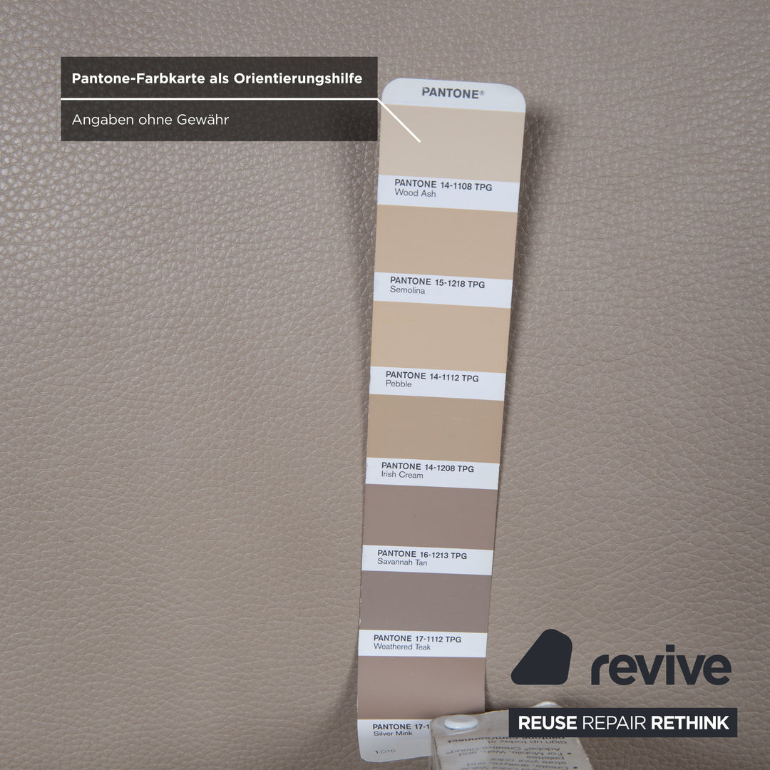 4er Garnitur Rolf Benz 8100 Leder Stuhl Beige