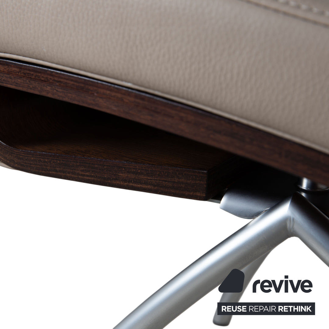 4er Garnitur Rolf Benz 8100 Leder Stuhl Beige