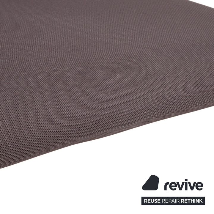 4er Garnitur Venjakob Lilli Stoff Stuhl Freischwinger Grau Braun