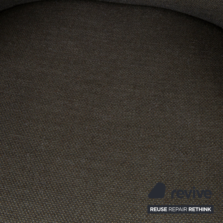 Ensemble de 4 chaises Wendelbo Sepal, tissu : laine, gris Fiord de Kvadrat, structure : acier noir, Luca Nichetto