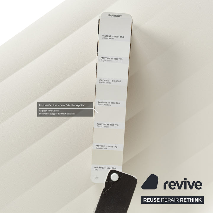 Ensemble de chaises 4 places Andreu World en plastique blanc crème avec fonction manuelle