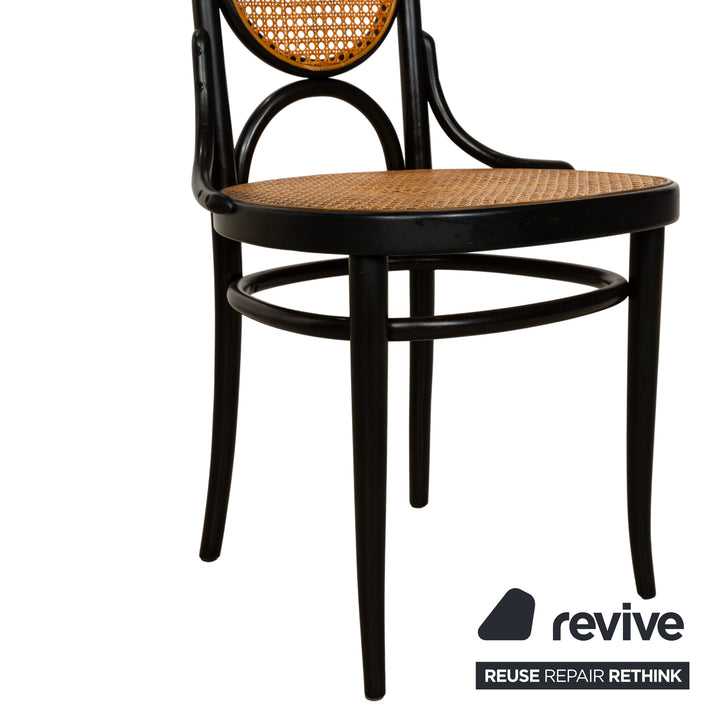 Lot de 4 chaises, Thonet n° 207 R, chaise en bois, salle à manger, marron, café
