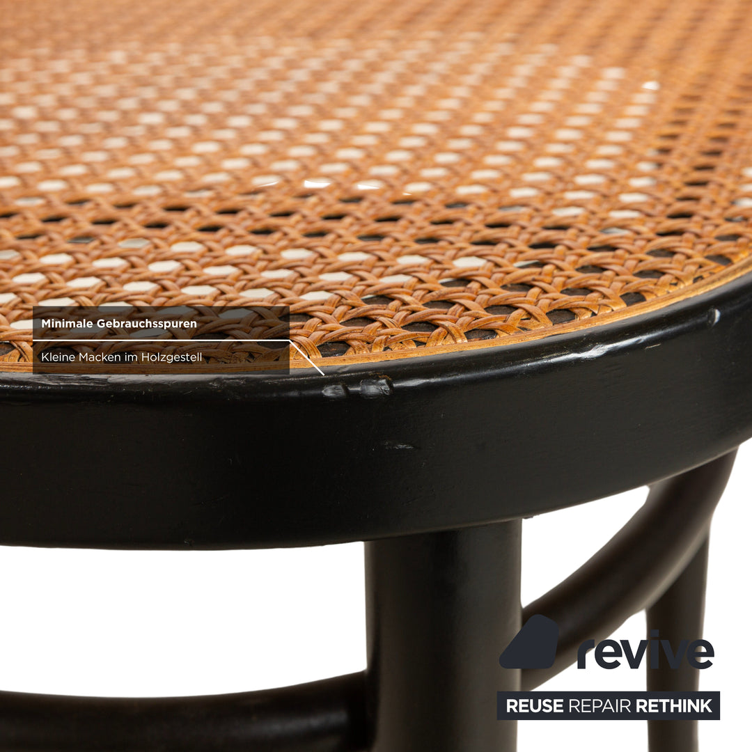 Lot de 4 chaises, Thonet n° 207 R, chaise en bois, salle à manger, marron, café