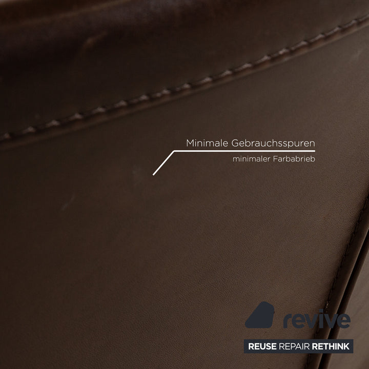 6er Garnitur bert plantagie ARC-E Leder Stuhl Braun Esszimmer