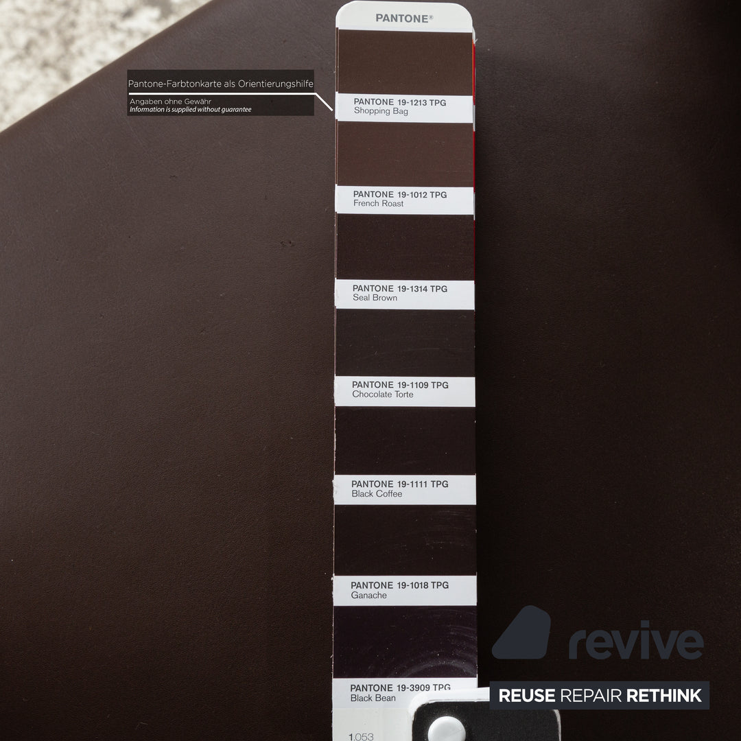 6er Garnitur bert plantagie ARC-E Leder Stuhl Braun Esszimmer