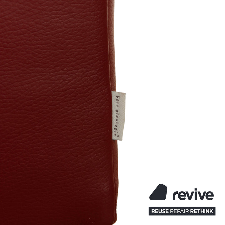 6er Garnitur bert plantagie ARC-E Leder Stuhl Rot Esszimmer