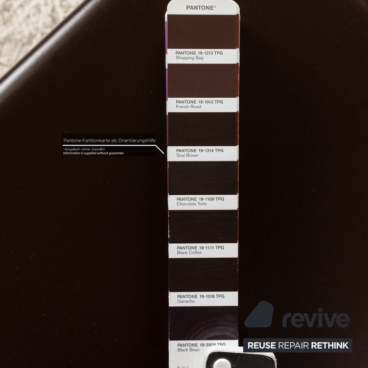 Set of 6 Cattelan Italia Leather Chair Brown