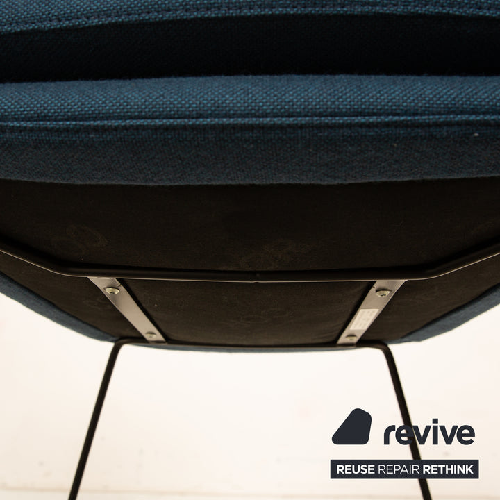 Lot de 6 chaises en tissu Cor Cordia bleu foncé salle à manger