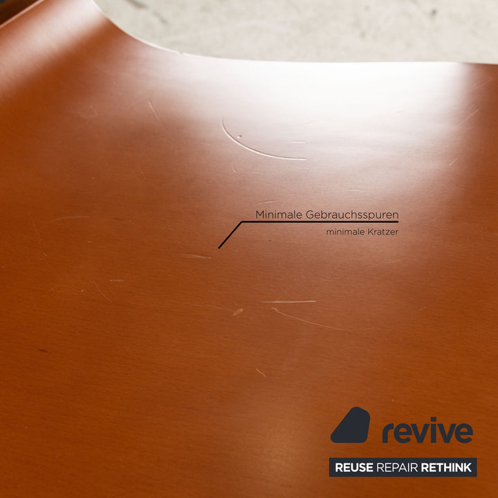 Set of 6 ligne roset Finn wooden chair blue