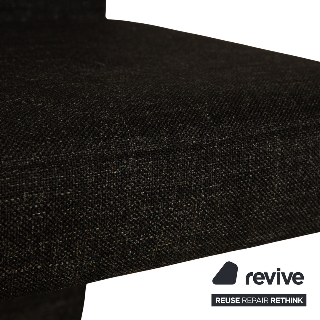 6er Garnitur Rolf Benz 7400 Stoff Stuhl Anthrazit Dunkelgrau Esszimmer