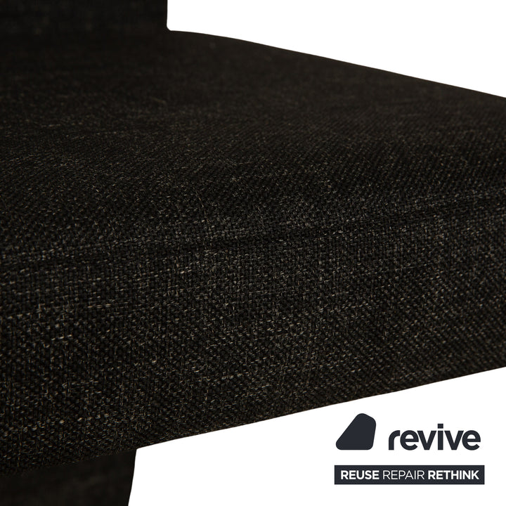 6er Garnitur Rolf Benz 7400 Stoff Stuhl Anthrazit Dunkelgrau Esszimmer