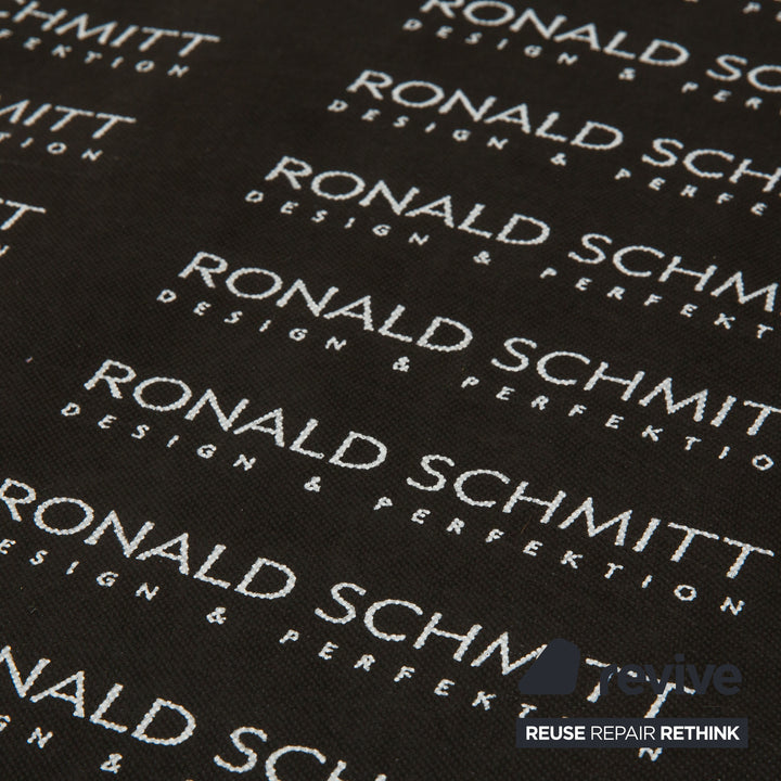 Ensemble de 6 fauteuils de salle à manger Ronald Schmitt RST 16 en cuir noir