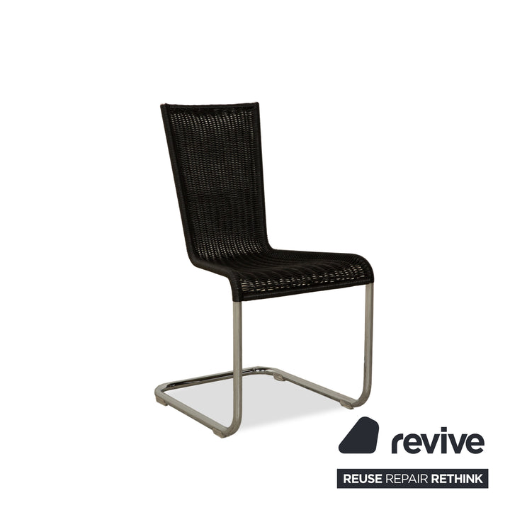 Lot de 6 Tecta B20 en osier gris foncé