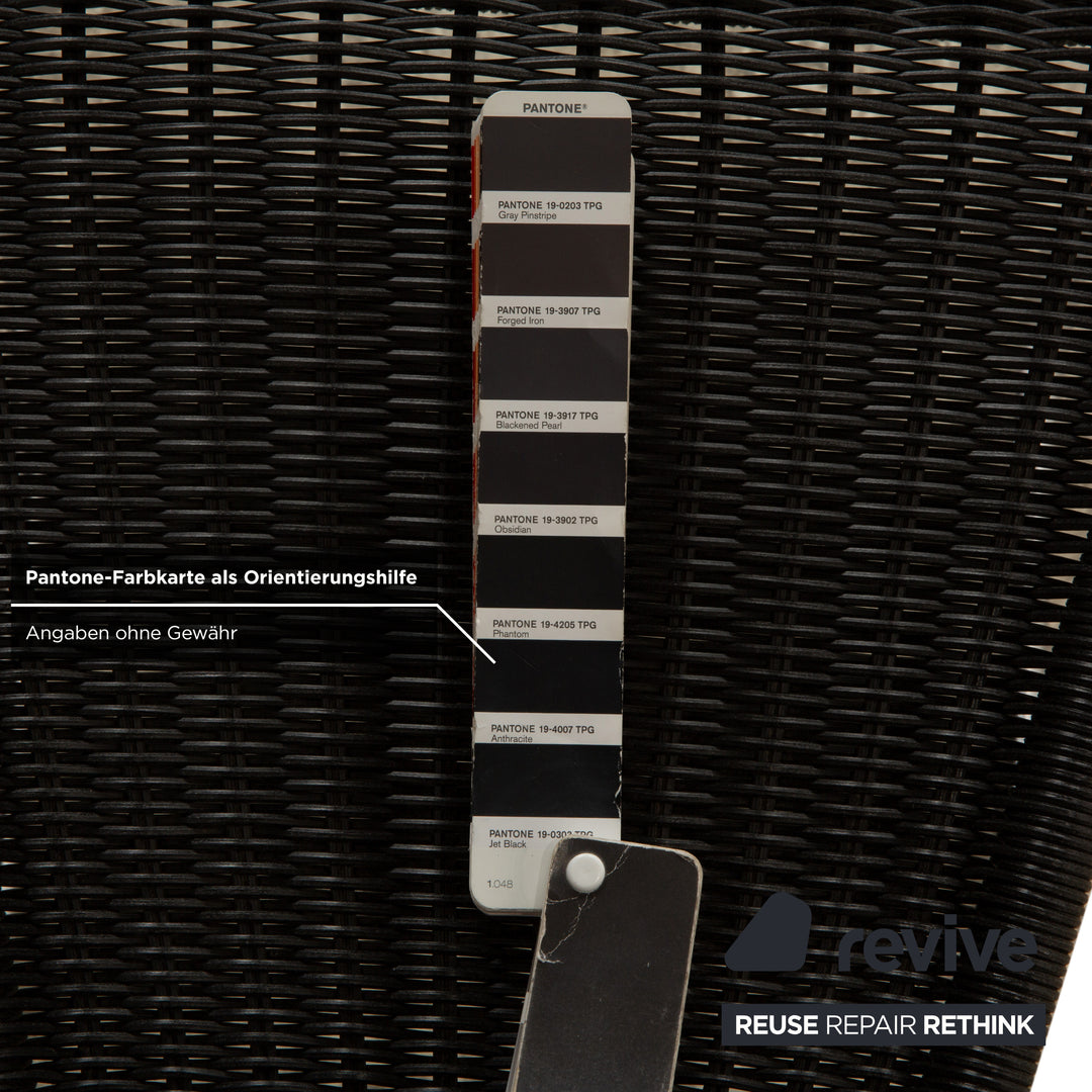 Lot de 6 tresses Tecta WK 725 gris foncé