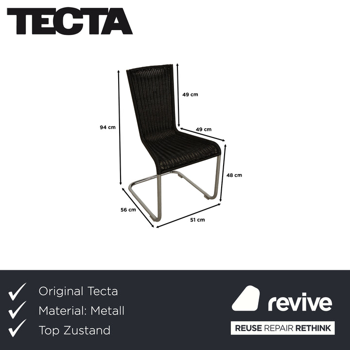 Lot de 6 tresses Tecta WK 725 gris foncé