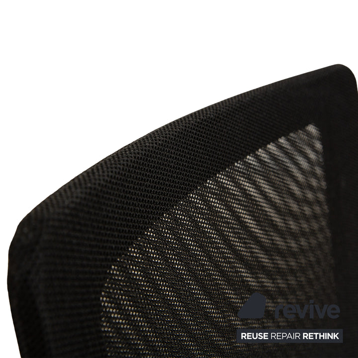 Set of 6 Tecta fabric chairs black cantilever dining room