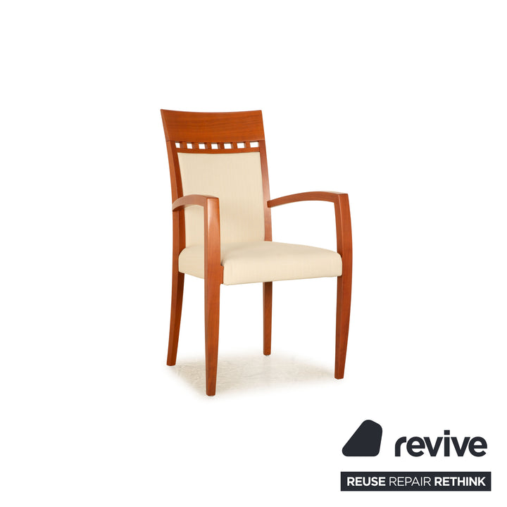 Set of 6 WK Living Wooden Chair Brown Dining Room