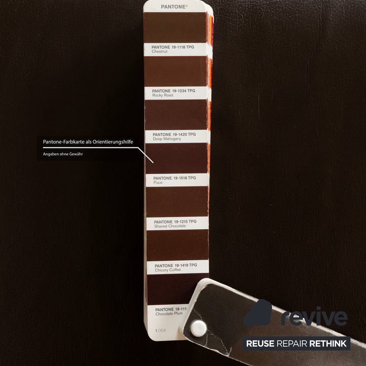 Set of 6 Wöstmann leather chairs brown core beech cantilever