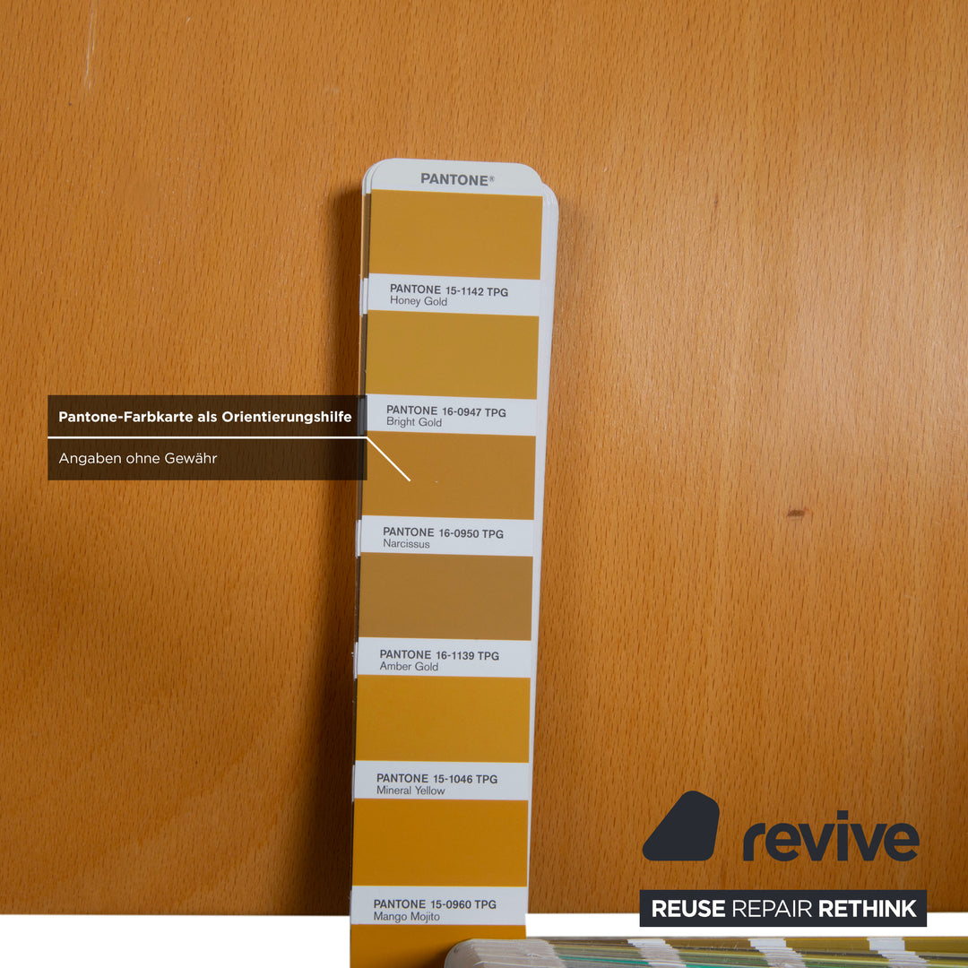 6er Garnitur Thonet Stoff Holz Stuhl Grau Braun Armlehne