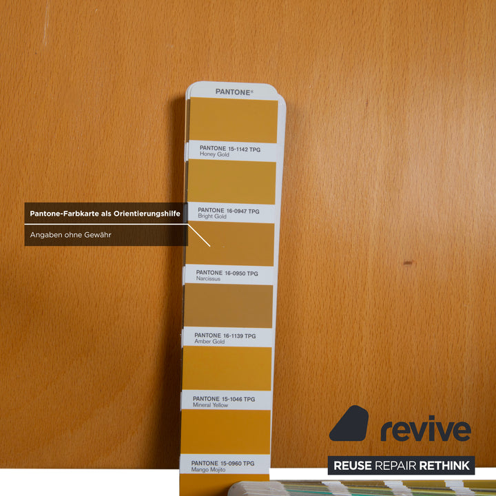 6er Garnitur Thonet Stoff Holz Stuhl Grau Braun Armlehne