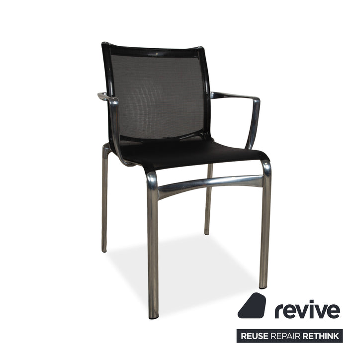 Ensemble de 6 chaises Alias Bigframe 44 / 440 en maille par Alberto Meda avec accoudoirs