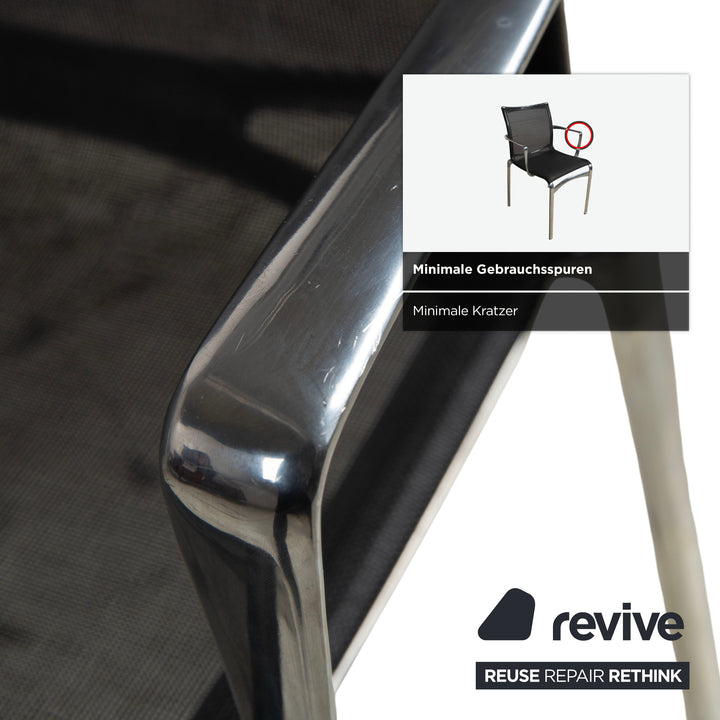 6er Set Alias Bigframe 44 / 440 Stuhl Garnitur Netz Alberto Meda Armlehnen