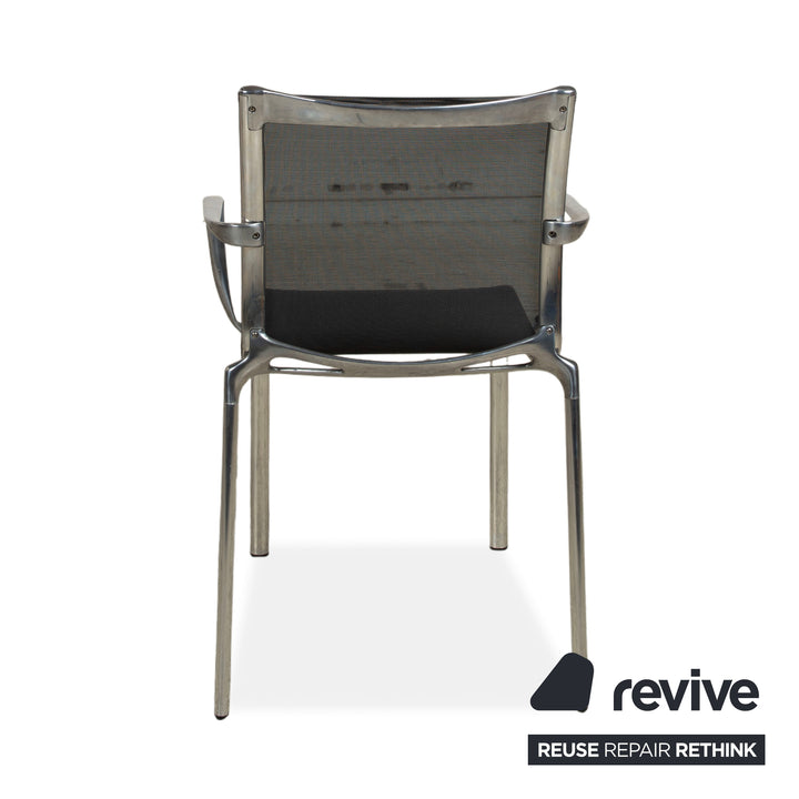 Ensemble de 6 chaises Alias Bigframe 44 / 440 en maille par Alberto Meda avec accoudoirs