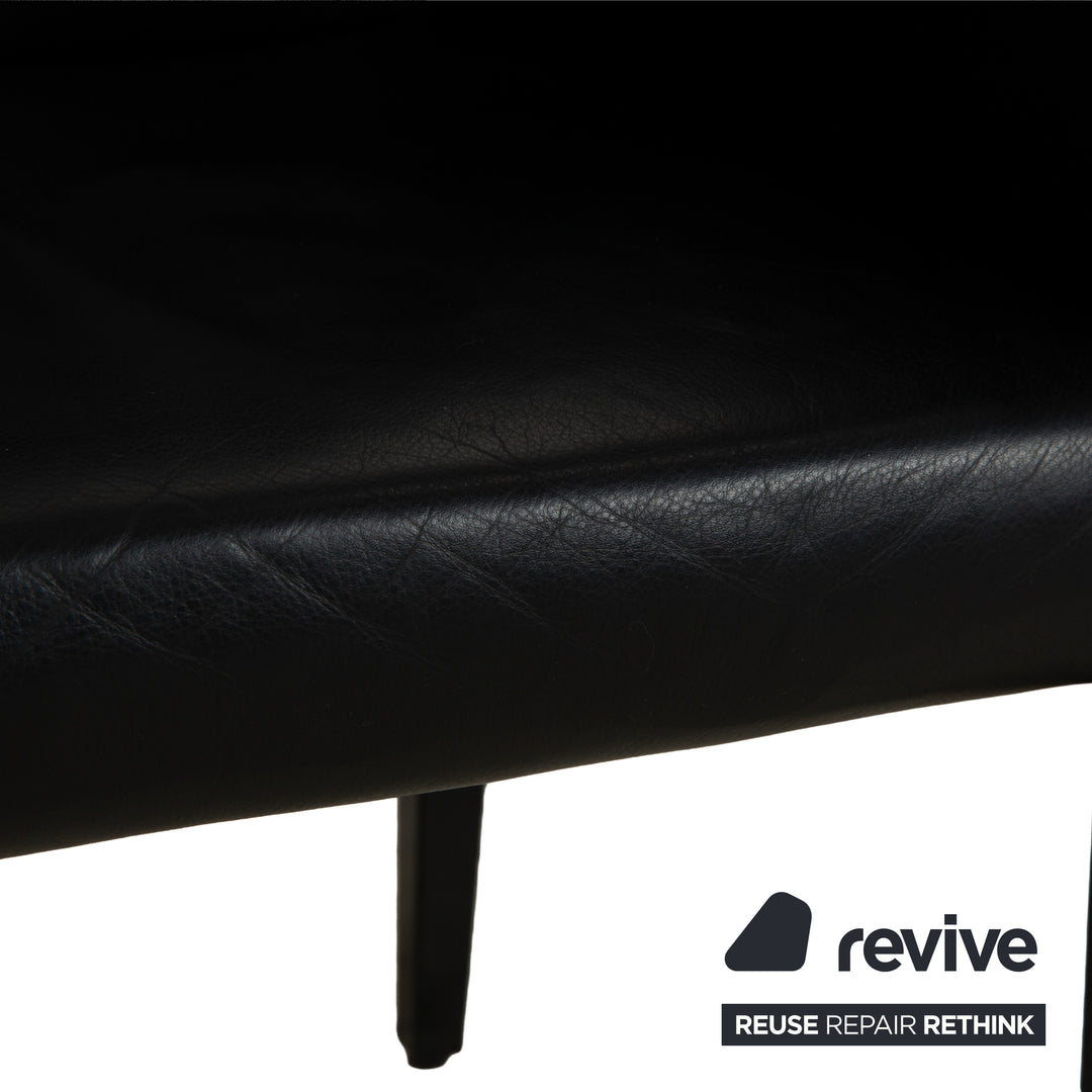 Ensemble de chaises 6 places Werther Classic en cuir noir