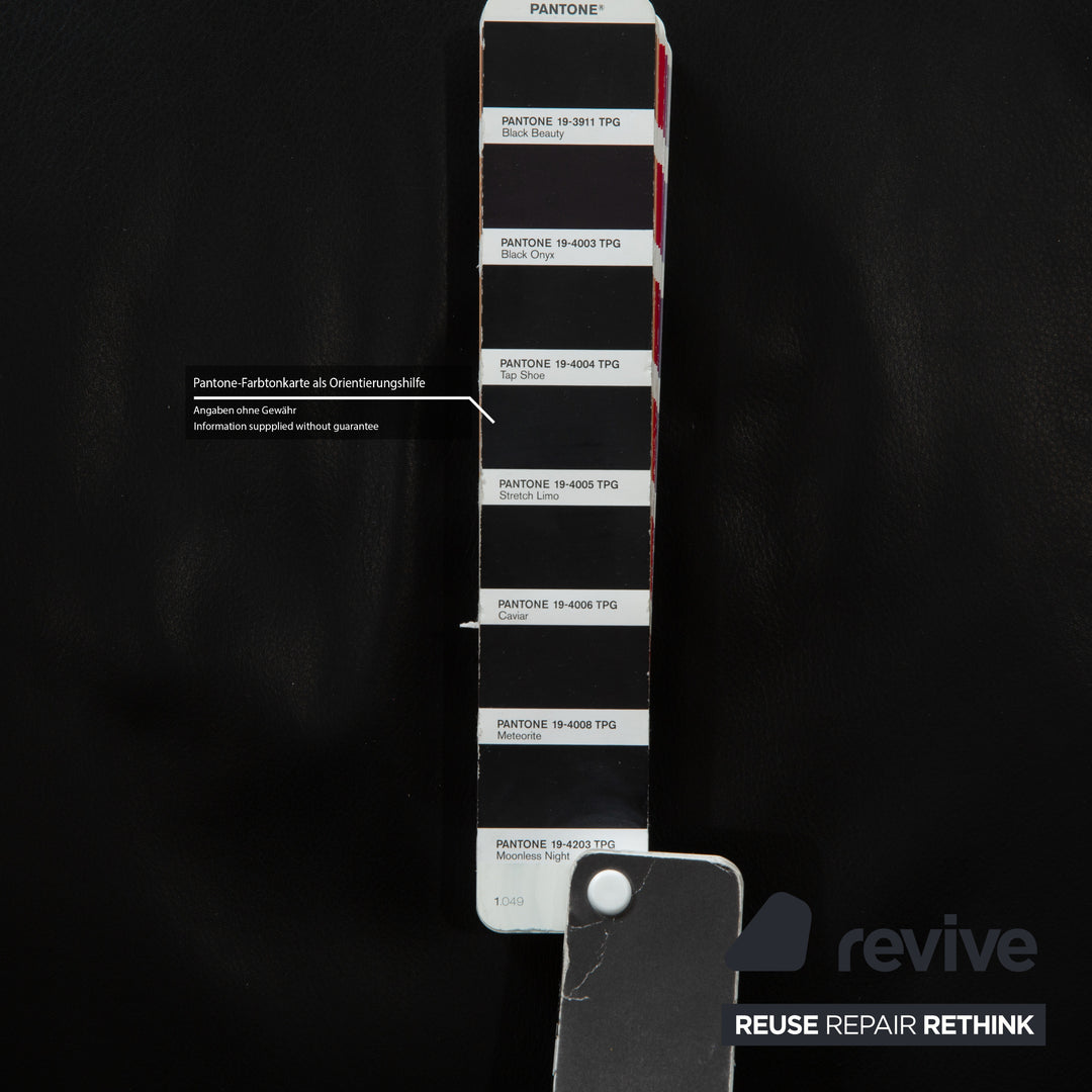 Ensemble de chaises 6 places Werther Classic en cuir noir