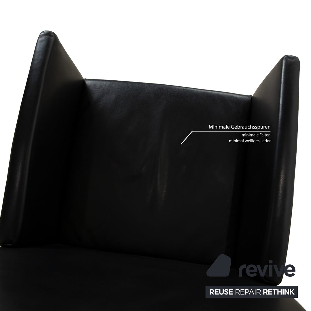 Ensemble de chaises 6 places Werther Classic en cuir noir